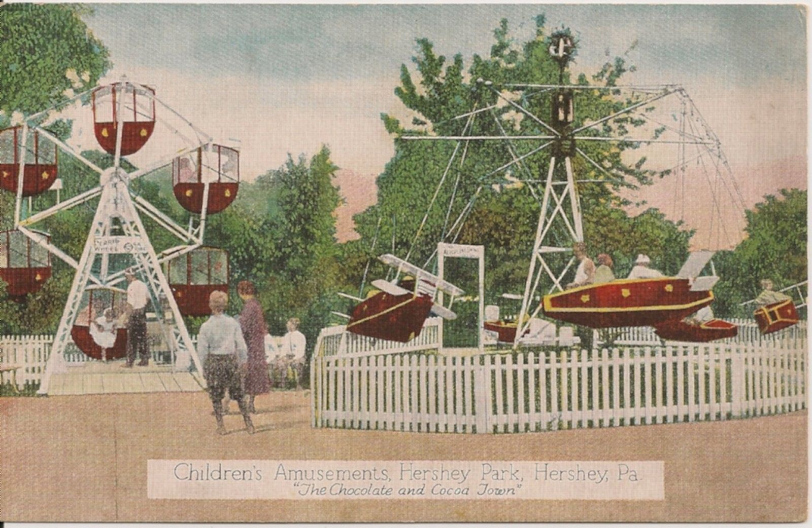 1930 - Aeroplane Swing and 1926 Ferris Wheel