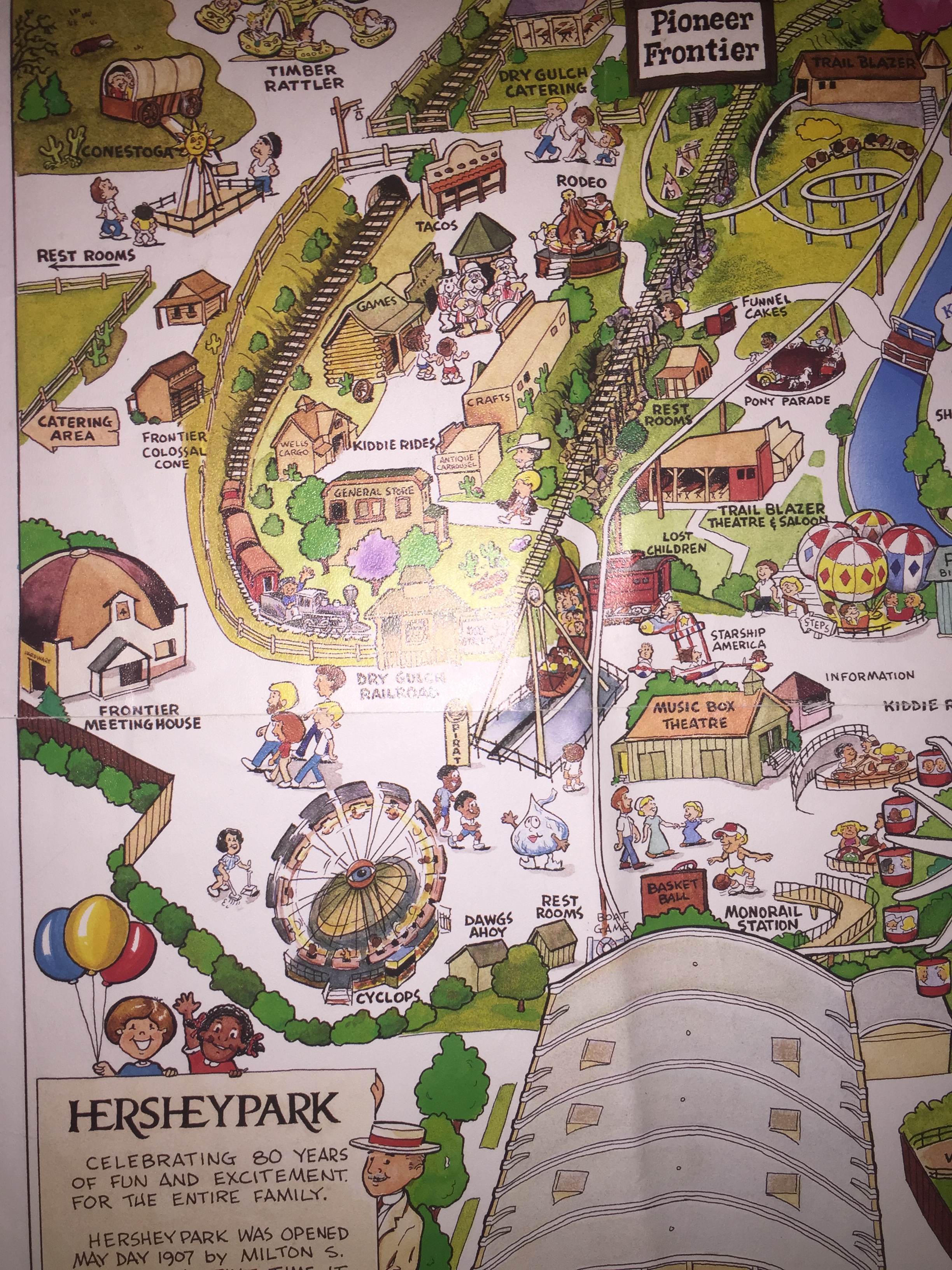 1987 Souvenir map A