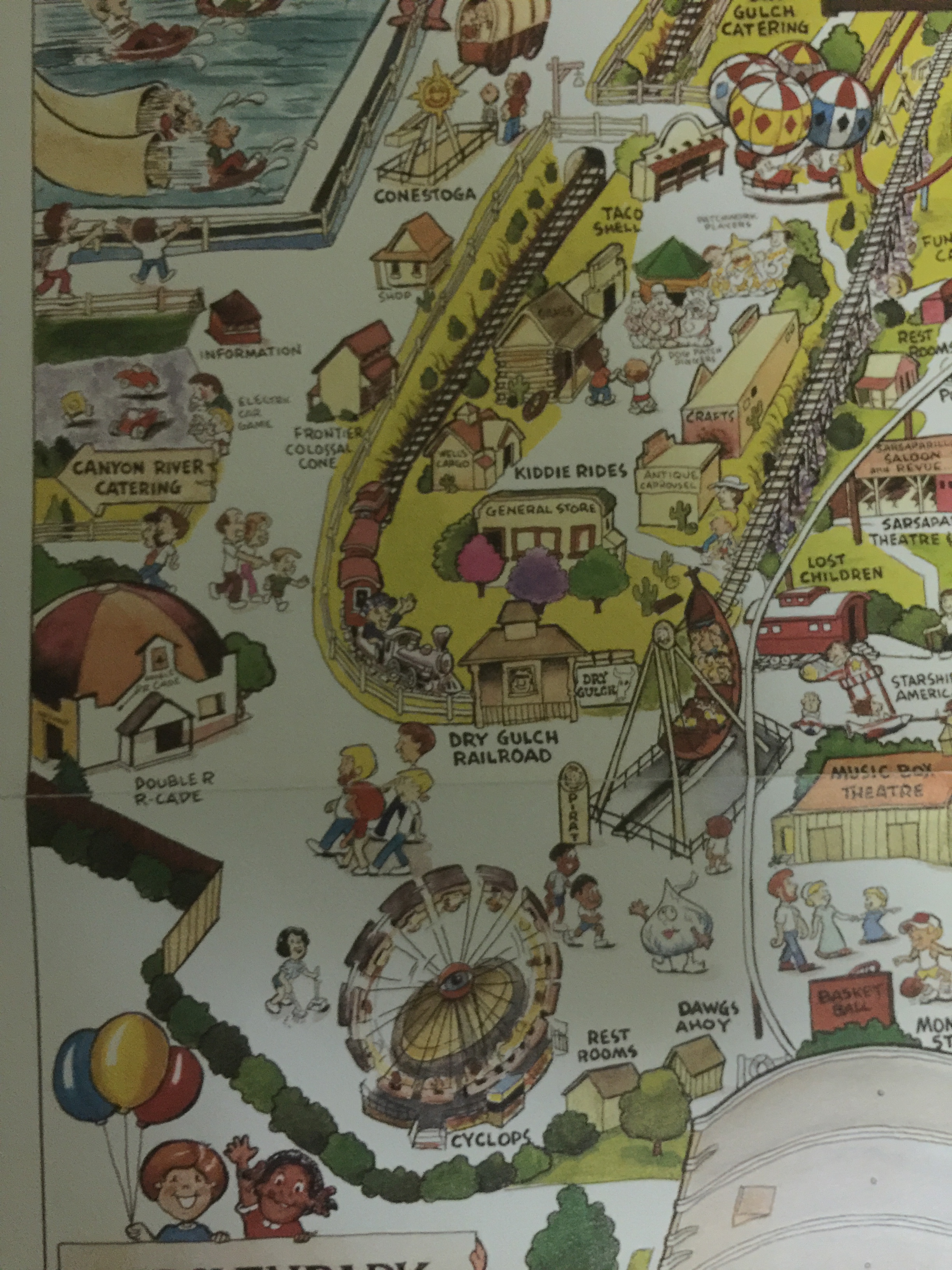 1990 Souvenir map A