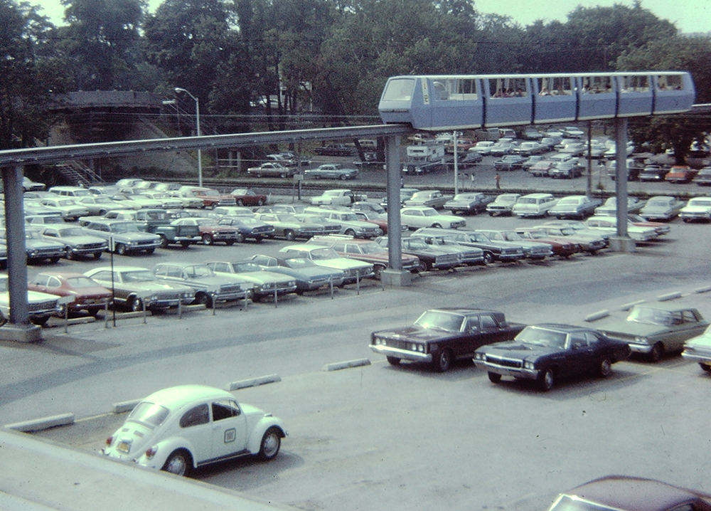 August 1970 Monorail downtown