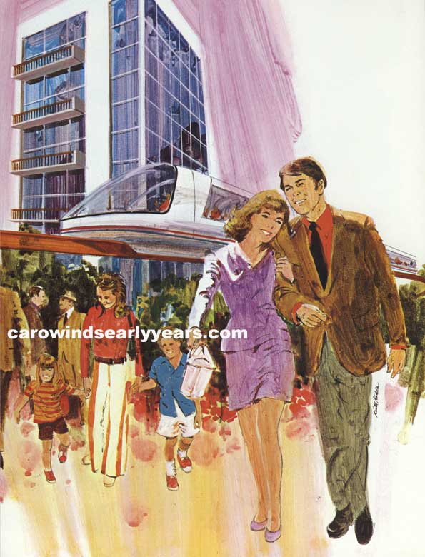 Carolina Center Hotel-Monorail [Carowinds The Early Years]