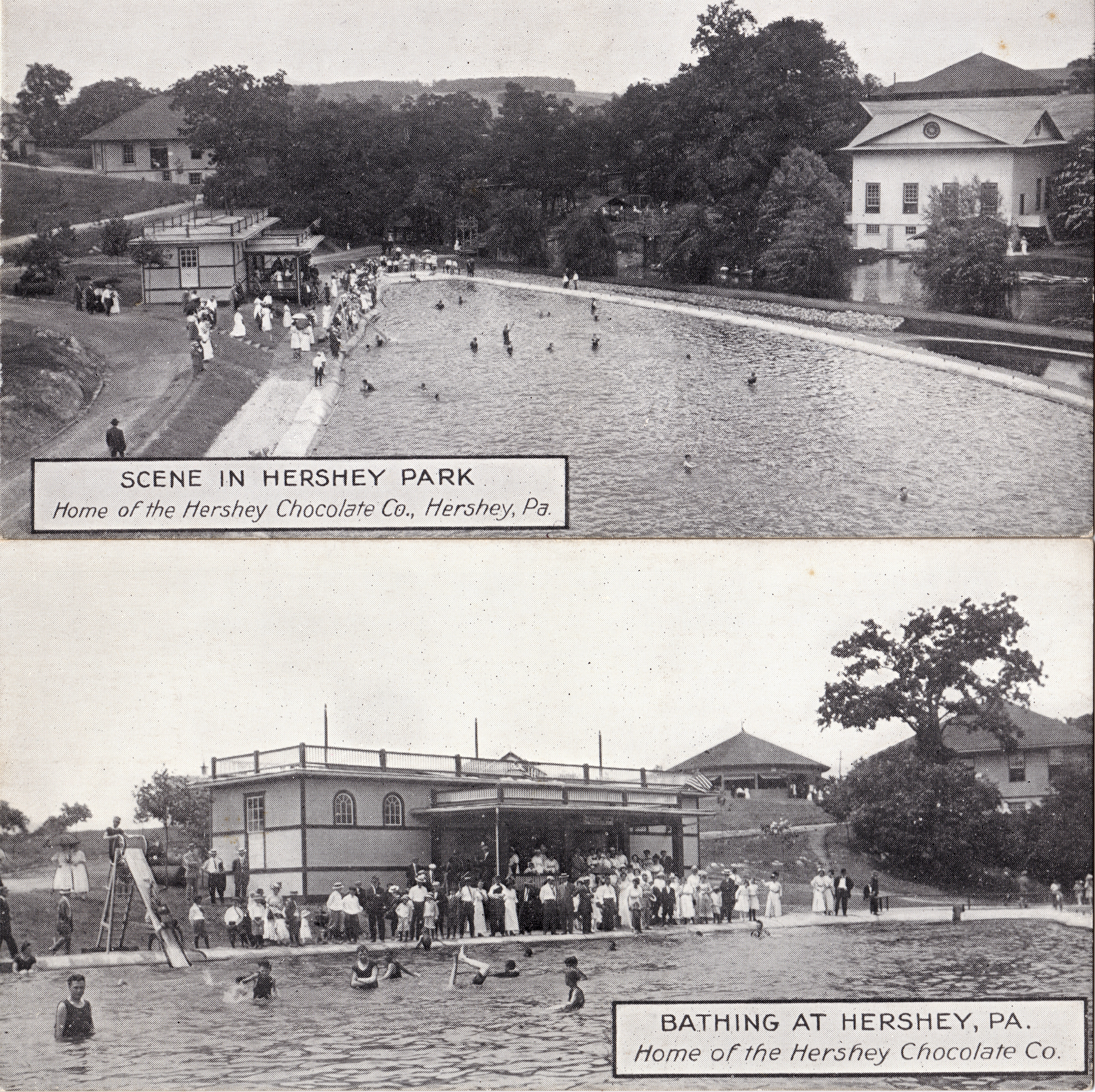 1912 circa Hershey Park Pool Hollow
