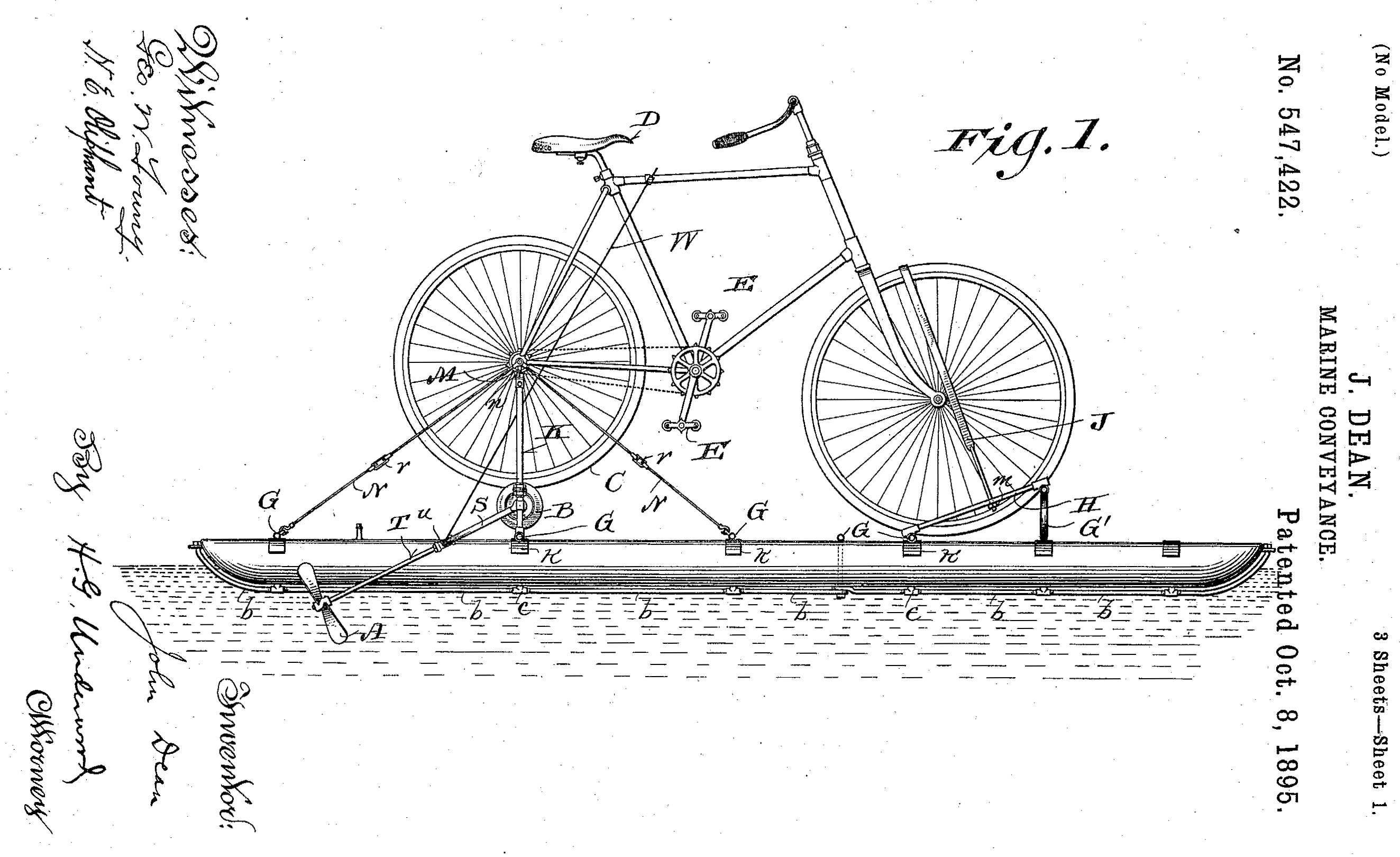 US 547422 1895-10-08 Marine Conveyance [Dean, John]