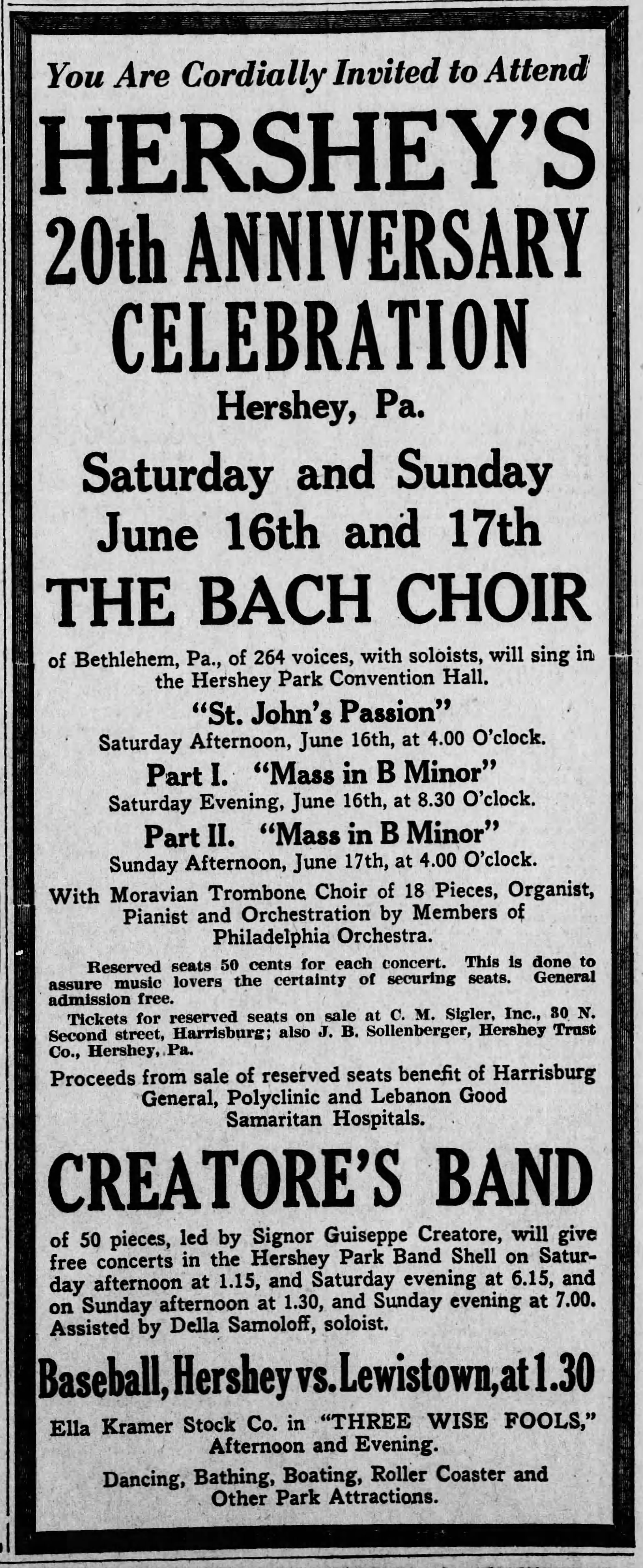 1923-06-12 Harrisburg [PA] Telegraph (p14)