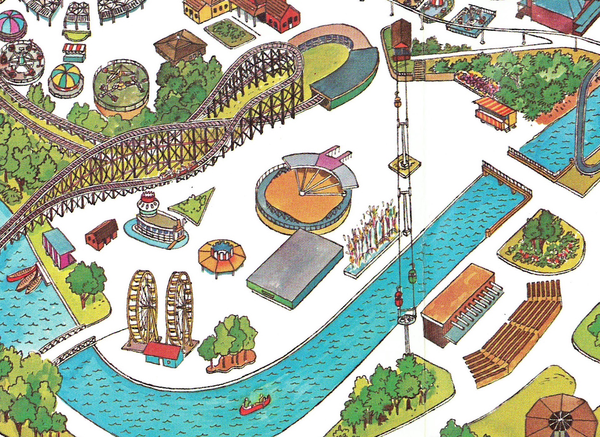 1973 Hersheypark map