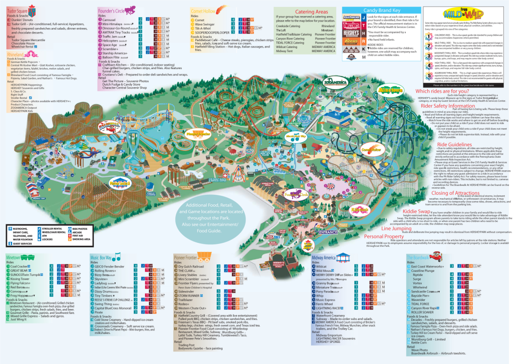2007 Hersheypark summer map