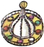 Tip Top drawing, yellow with alternating colors for tubs